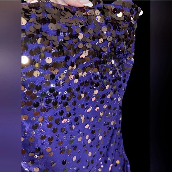 EXPRESS 🪩 Sparkling Sequined Strapless Sleevele Tube Top w/Shelf bra Small NWT - Picture 3 of 4